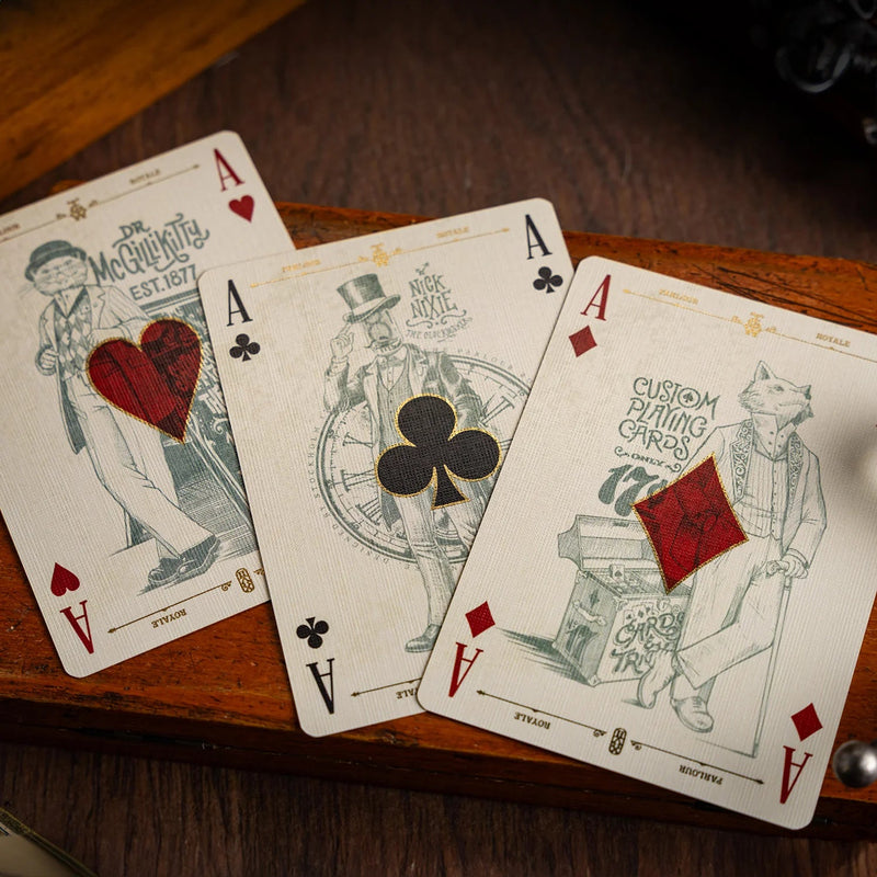 The Parlour Royale Legacy Edition (Gold Gilded) Playing Cards - Brown Bear Magic Shop