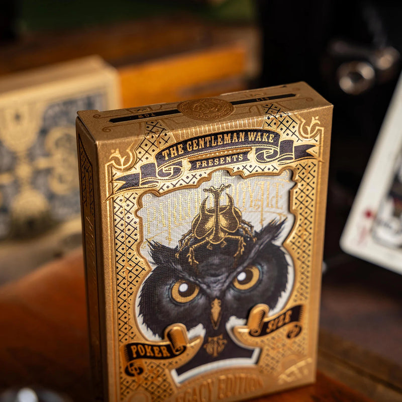 The Parlour Royale Legacy Edition (Gold Gilded) Playing Cards - Brown Bear Magic Shop