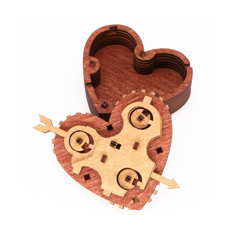 Tin Woodman's Heart. A mechanical box with a code lock