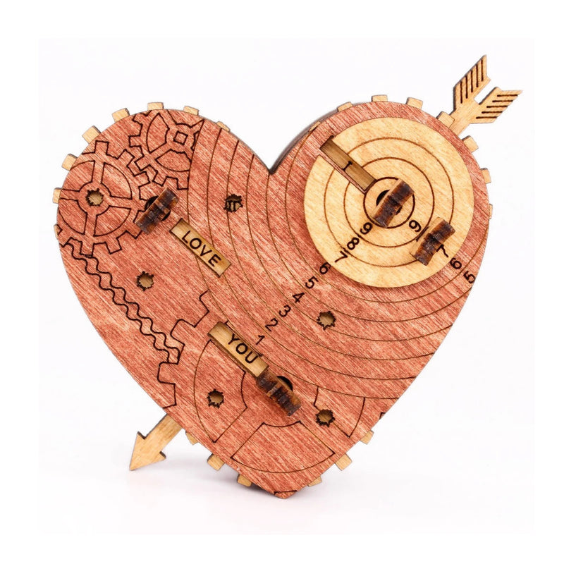 Tin Woodman's Heart. A mechanical box with a code lock