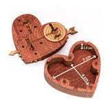 Tin Woodman's Heart. A mechanical box with a code lock - Brown Bear Magic Shop