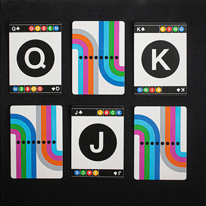WHITE EDITION FULTON STREET MTA PLAYING CARDS (1972 VIGNELLI MAP EDITION) - Brown Bear Magic Shop