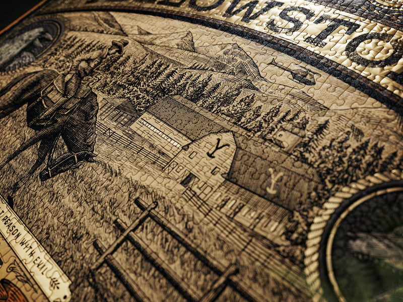 Yellowstone Jigsaw Puzzle by theory11 - Brown Bear Magic Shop