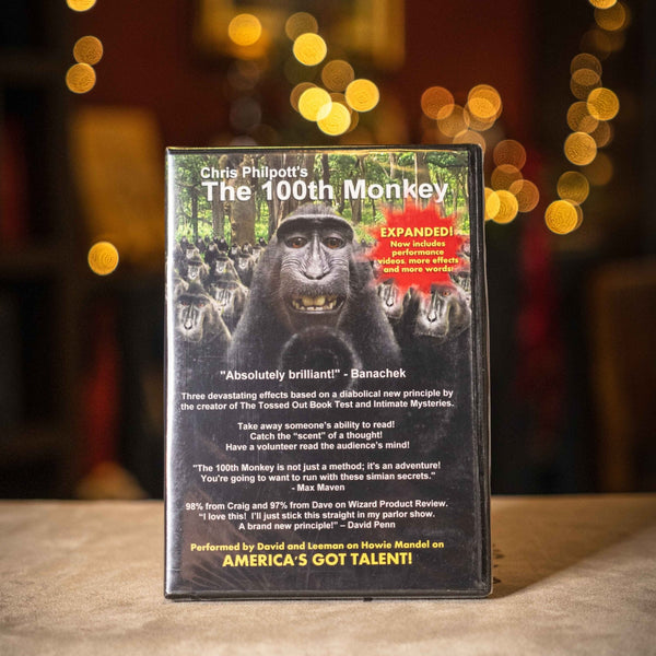 100th Monkey (2 DVD Set) by Chris Philpott - Brown Bear Magic Shop