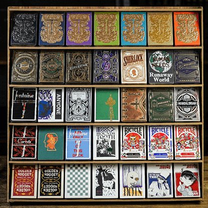 35 Deck Wooden Display Shelf by TCC - Brown Bear Magic Shop