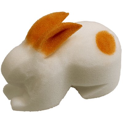 3D Rabbit 6.5 inch by Magic By Gosh - Brown Bear Magic Shop