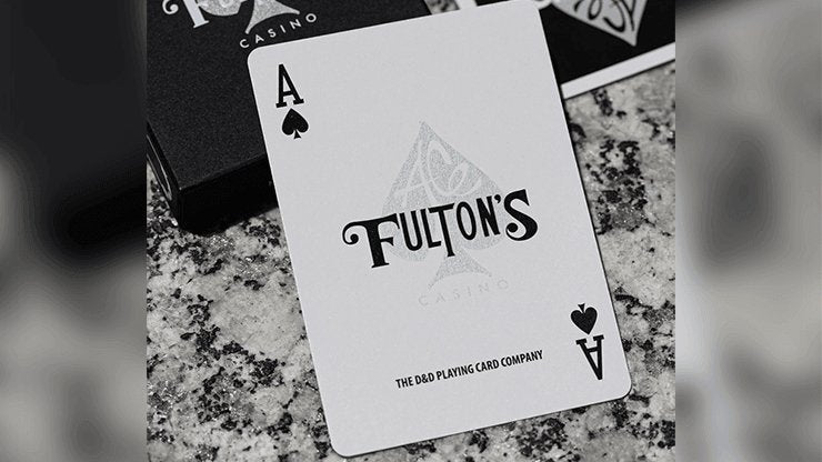 Ace Fulton's Casino Black Playing Cards by Dan & Dave - Brown Bear Magic Shop
