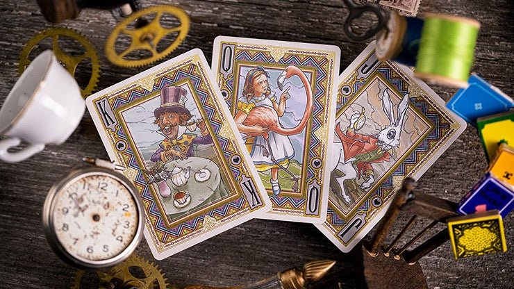 Alice in Wonderland Playing Cards by Kings Wild - Brown Bear Magic Shop