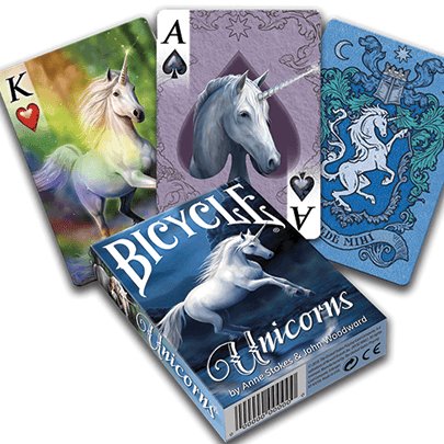 Anne Stokes Blue Unicorns Cards - Brown Bear Magic Shop