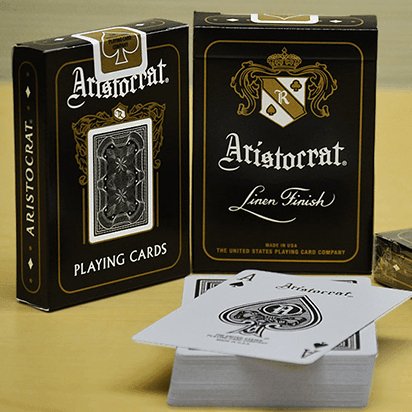 Aristocrat Black Edition Playing Cards - Brown Bear Magic Shop