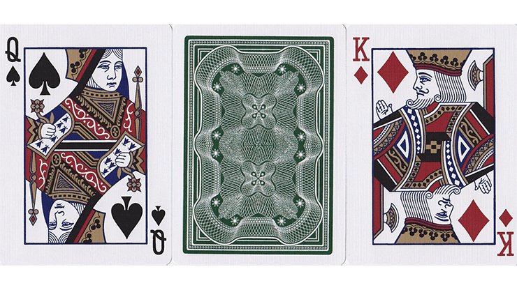 Aristocrat Green Edition Playing Cards - Brown Bear Magic Shop