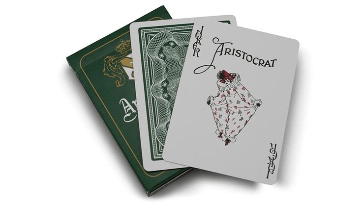 Aristocrat Green Edition Playing Cards - Brown Bear Magic Shop