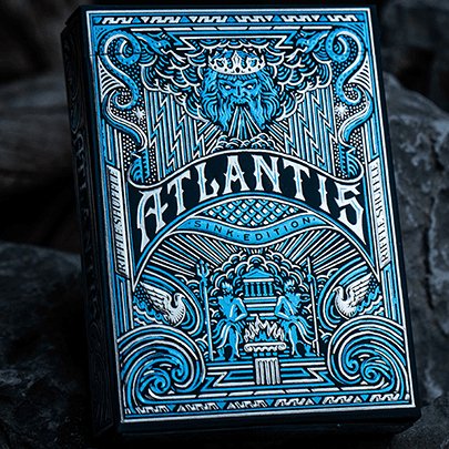 Atlantis Playing Cards by Riffle Shuffle - Brown Bear Magic Shop