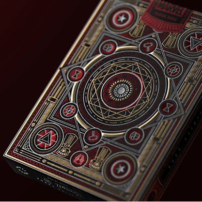 Avengers: Red Edition Playing Cards by theory11 - Brown Bear Magic Shop