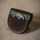 Bear Necessities Leather Coin Pouch - Brown Bear Magic Shop