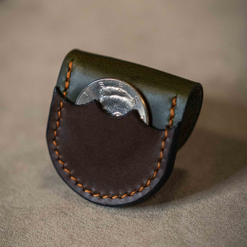 Bear Necessities Leather Coin Pouch - Brown Bear Magic Shop
