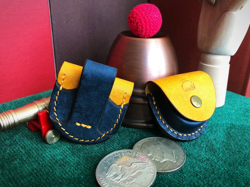 Bear Necessities Leather Coin Pouch - Brown Bear Magic Shop