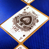 Bee Blue MetalLuxe Playing Cards - Brown Bear Magic Shop