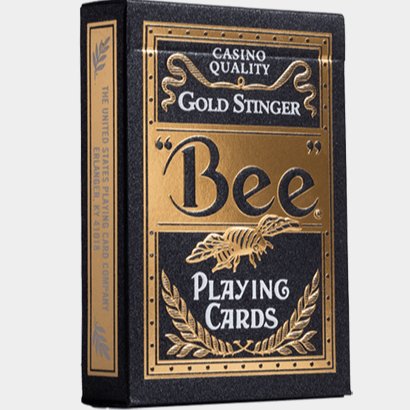 Bee Gold Stinger Playing Cards by US Playing Card - Brown Bear Magic Shop
