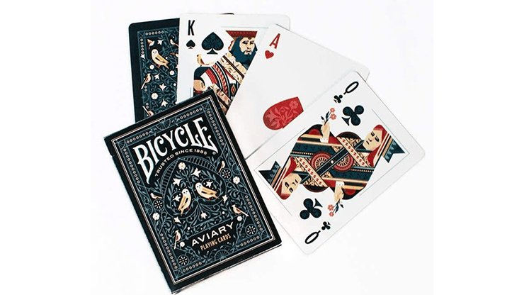 Bicycle Aviary Playing Cards - Brown Bear Magic Shop