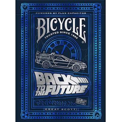 Bicycle Back to the Future Playing Cards - Brown Bear Magic Shop