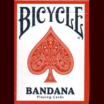 Bicycle Bandana Playing Cards - Brown Bear Magic Shop