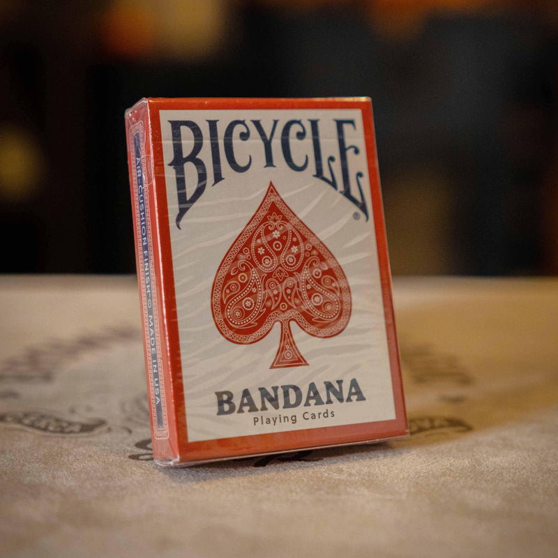 Bicycle Bandana Playing Cards - Brown Bear Magic Shop