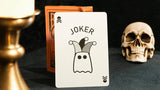 Bicycle Boo Back Playing Cards (Orange) - Brown Bear Magic Shop
