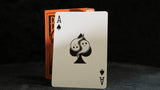 Bicycle Boo Back Playing Cards (Orange) - Brown Bear Magic Shop