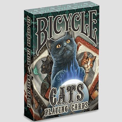Bicycle Cats Playing Cards - Brown Bear Magic Shop