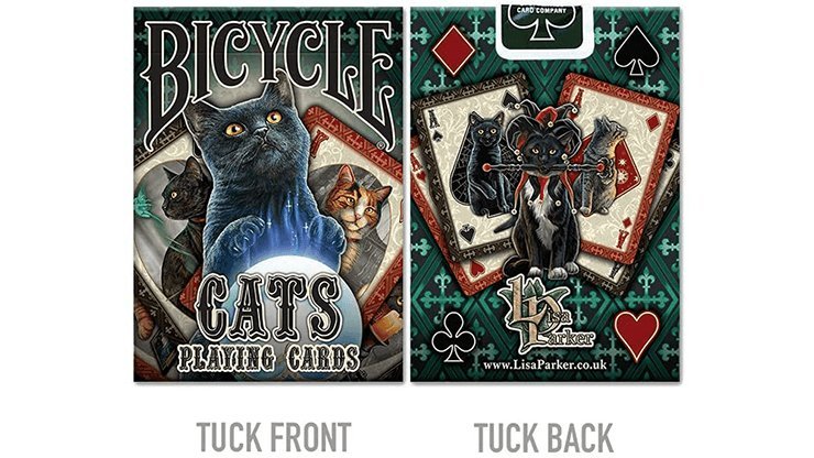 Bicycle Cats Playing Cards - Brown Bear Magic Shop