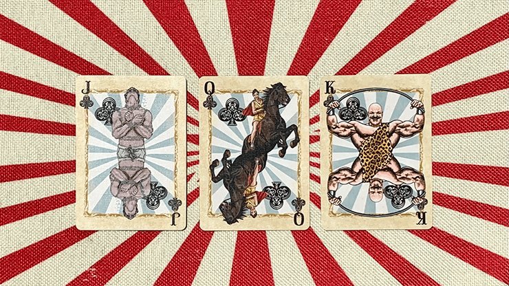 Bicycle Circus Nostalgic Playing Cards - Brown Bear Magic Shop