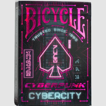 Bicycle Cyberpunk Cybercity Playing Cards by USPCC - Brown Bear Magic Shop