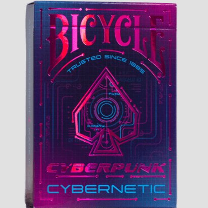 Bicycle Cyberpunk Cybernetic Playing Card - Brown Bear Magic Shop