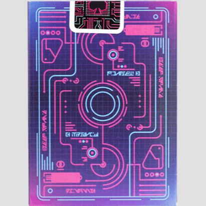Bicycle Cyberpunk Cybernetic Playing Card - Brown Bear Magic Shop