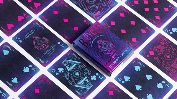 Bicycle Cyberpunk Cybernetic Playing Card - Brown Bear Magic Shop