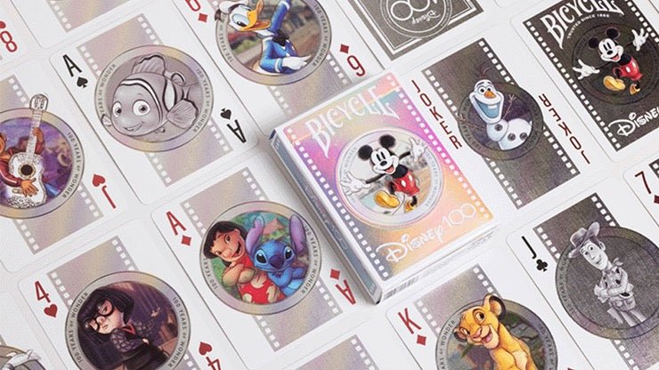 Bicycle Disney 100 Anniversary Playing Cards by US Playing Card Co. - Brown Bear Magic Shop