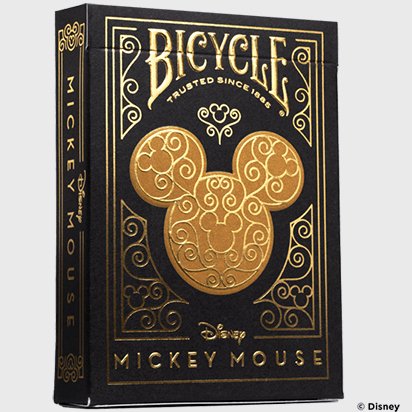 Bicycle Disney Mickey Mouse (Black and Gold) - Brown Bear Magic Shop