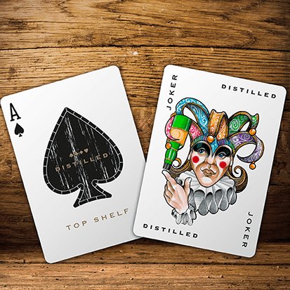 Bicycle Distilled Top Shelf Playing Cards - Brown Bear Magic Shop