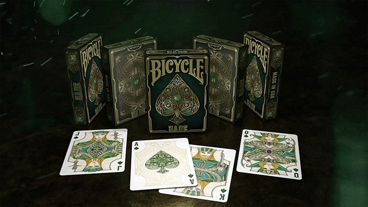 Bicycle Jade Playing Cards by Gambler's Warehouse - Brown Bear Magic Shop