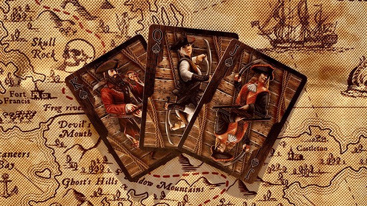Bicycle Jolly Roger Playing Cards - Brown Bear Magic Shop