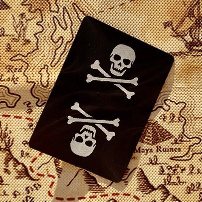 Bicycle Jolly Roger Playing Cards - Brown Bear Magic Shop