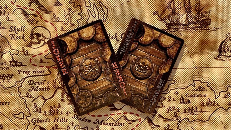 Bicycle Jolly Roger Playing Cards - Brown Bear Magic Shop