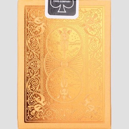 Bicycle Metalluxe Orange Playing Cards by US Playing Card Co. - Brown Bear Magic Shop