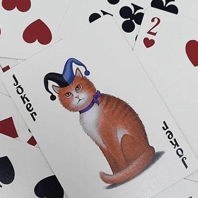 Bicycle Poker Cats Playing Cards - Brown Bear Magic Shop