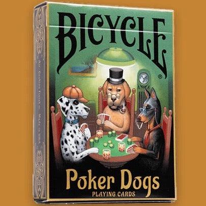 Bicycle Poker Dogs Playing Cards - Brown Bear Magic Shop