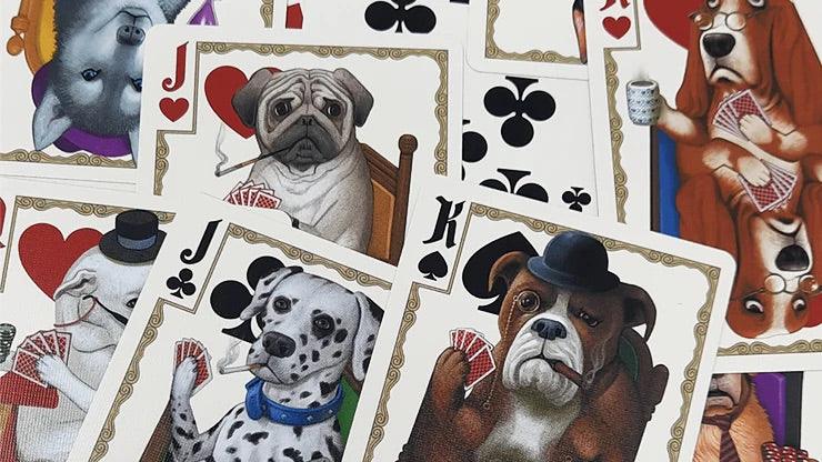 Bicycle Poker Dogs Playing Cards - Brown Bear Magic Shop