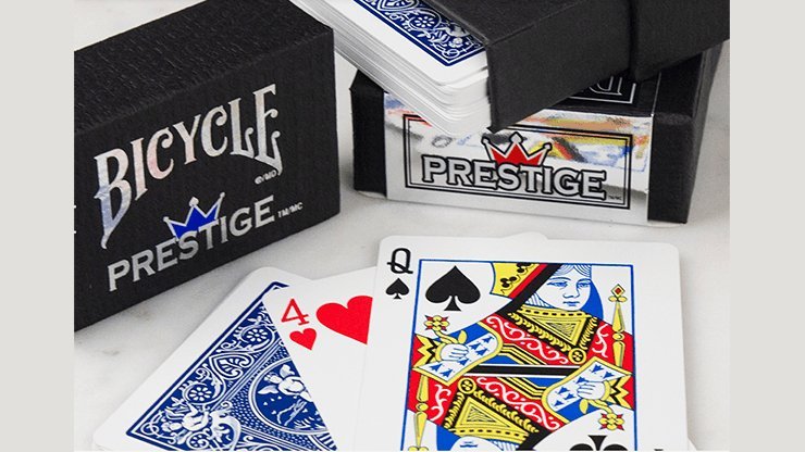 Bicycle Prestige Playing Cards - Blue / Red - USPCC - Brown Bear Magic Shop