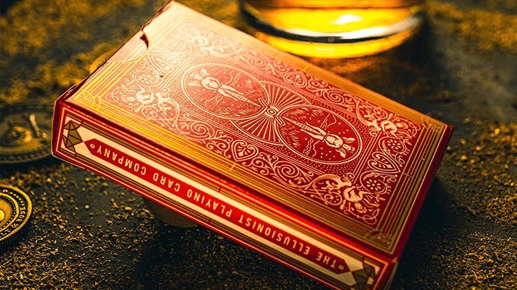 Bicycle Red Legacy Masters Playing Cards - Brown Bear Magic Shop