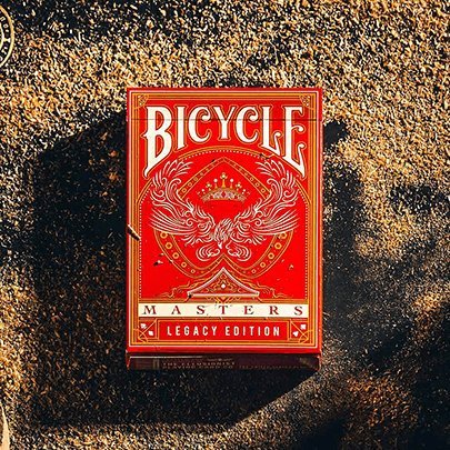 Bicycle Red Legacy Masters Playing Cards - Brown Bear Magic Shop